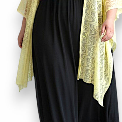 Maxi Stola in Pizzo Elasticizzato Selvaggia
