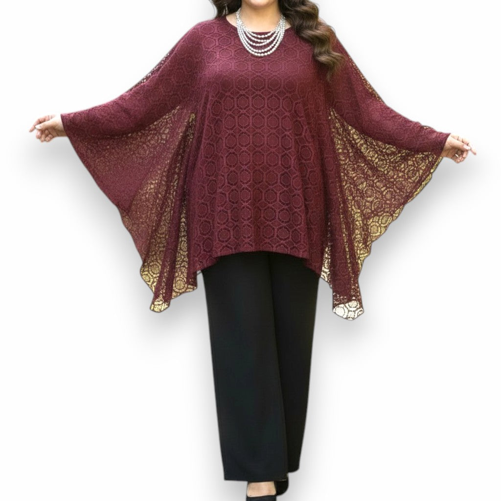 Completo Taglie Forti In Pizzo Clotilde