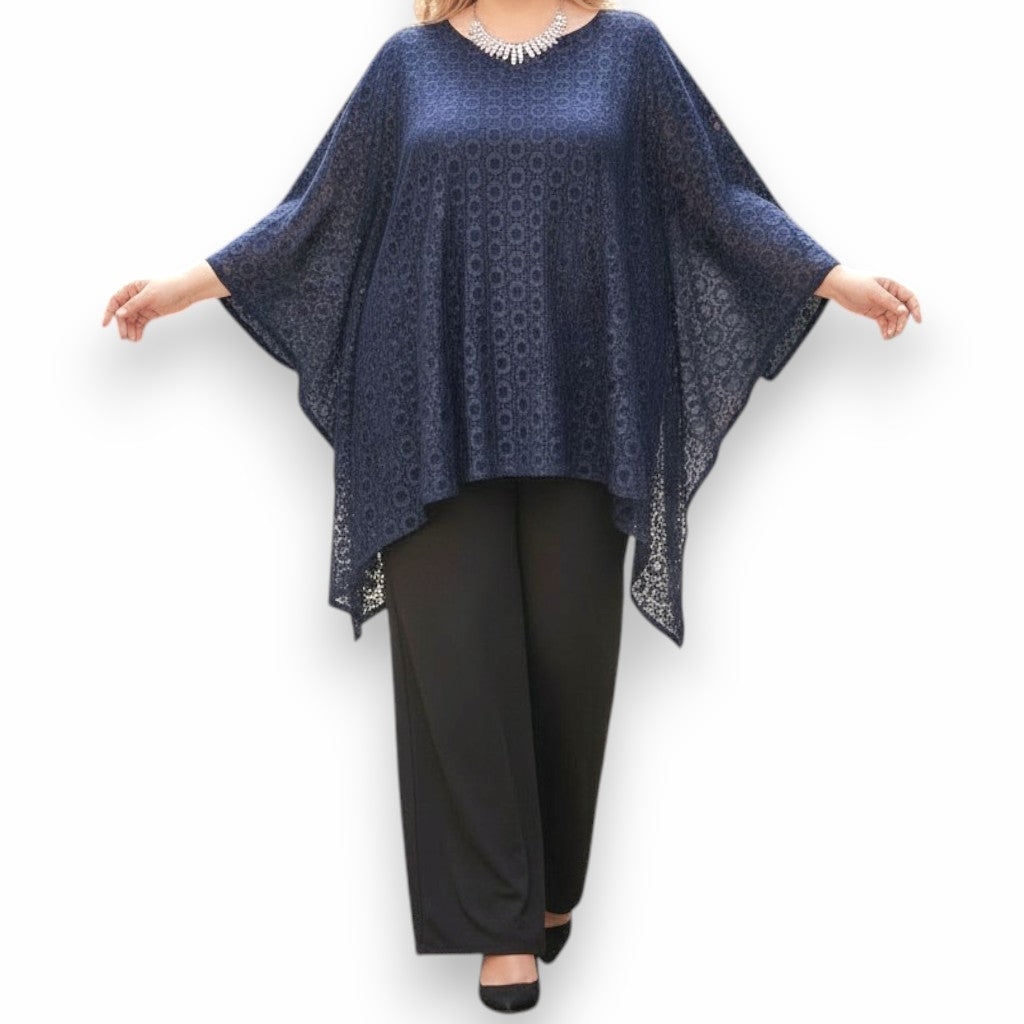 Completo Taglie Forti In Pizzo Clivia
