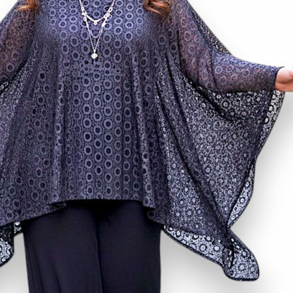 Completo Taglie Forti In Pizzo Clivia