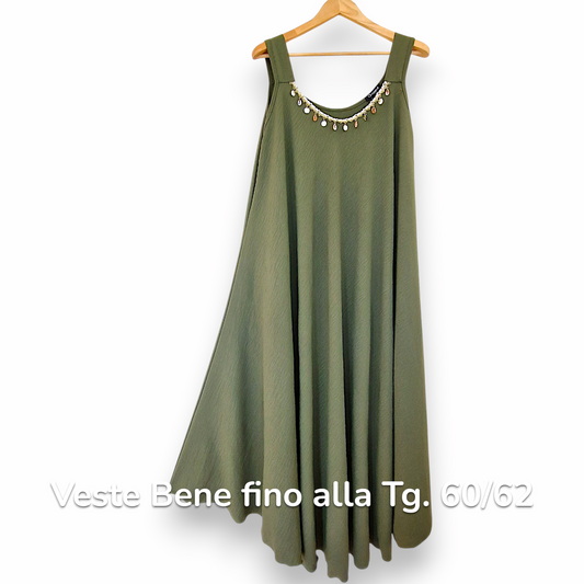 Maxi Abito 100% Viscosa Gemma