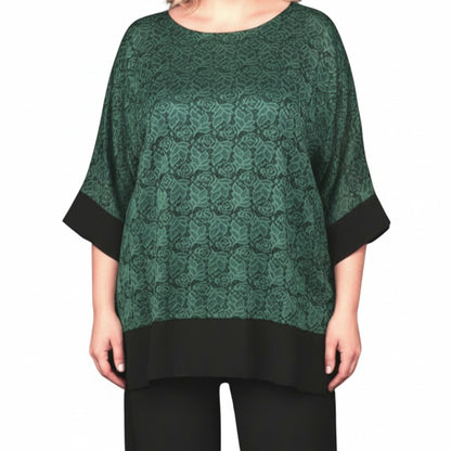 Maxi Maglia Doppia in Pizzo e Viscosa Aliosca