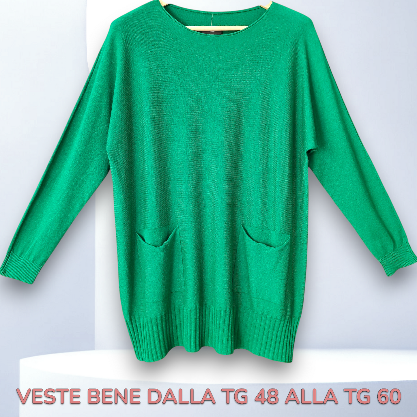 Maxi Maglia Girocollo Zeudi