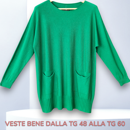Maxi Maglia Girocollo Zeudi