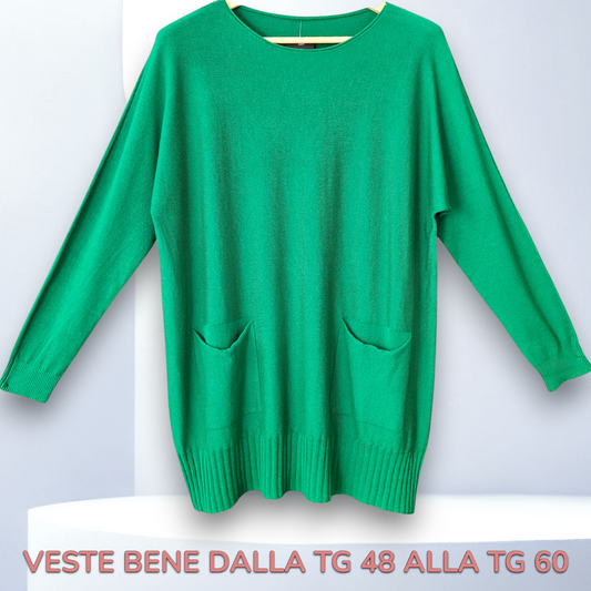 Maxi Maglia Girocollo Zeudi