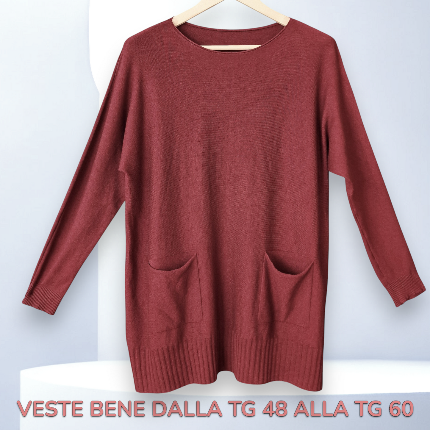 Maxi Maglia Girocollo Zanda