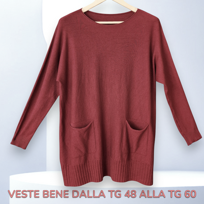 Maxi Maglia Girocollo Zanda