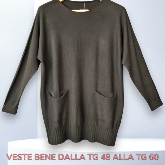 Maxi Maglia Girocollo Zola