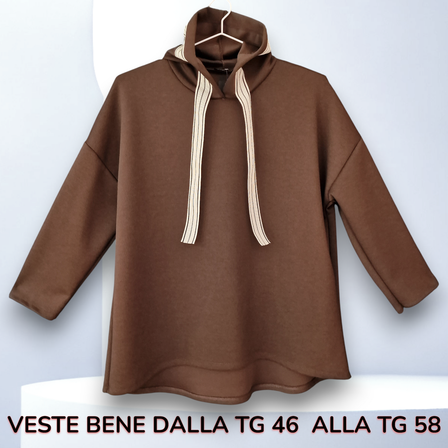Maxi Felpa Placida Veste fino alla tg 58
