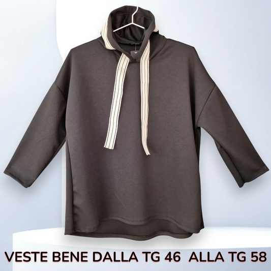 Maxi Felpa Prisma Veste fino alla tg 58