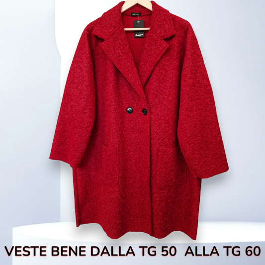 Maxi Cappotto Lana Cotta Amiata