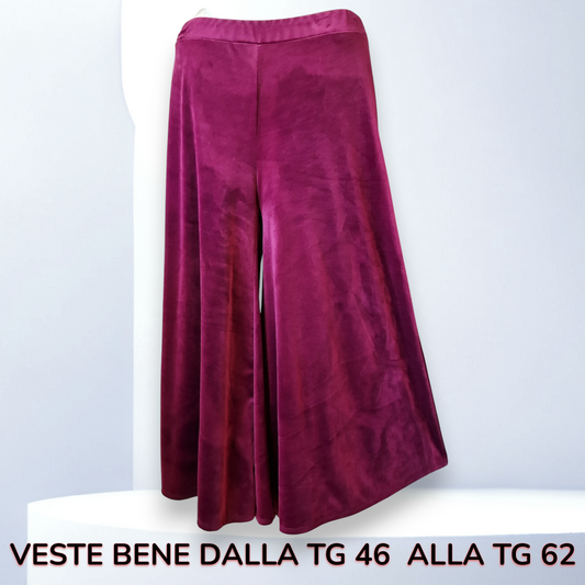 Gonna Pantalone in Velluto Reggio