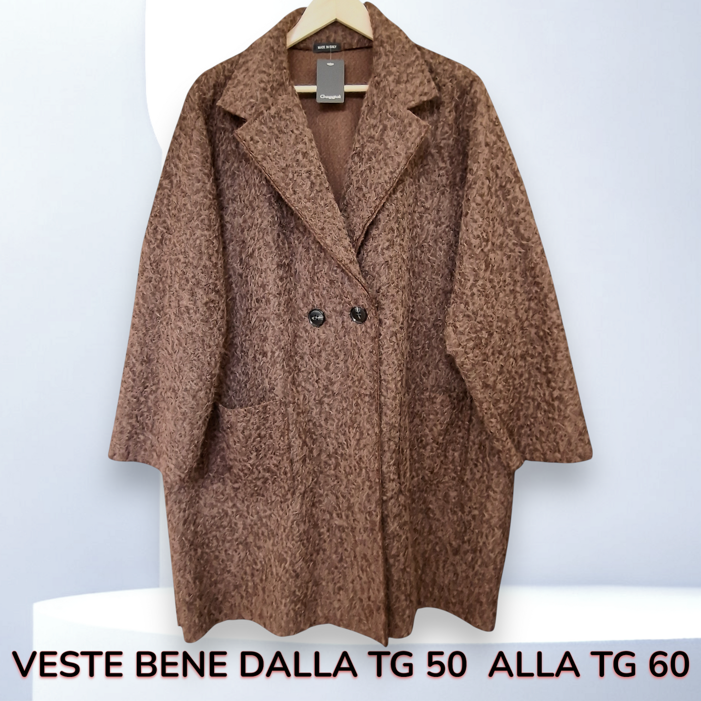 Maxi Cappotto Lana Cotta Cimone