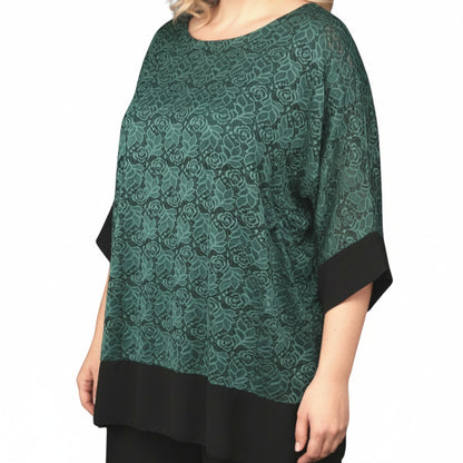 Maxi Maglia Doppia in Pizzo e Viscosa Aliosca