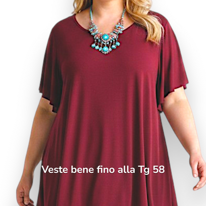 Maxi Maglia in Crepe  Penny