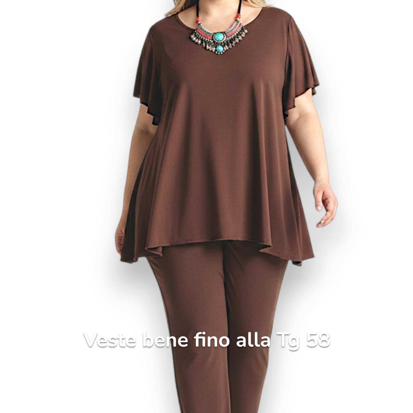 Maxi Maglia in Crepe  Patty