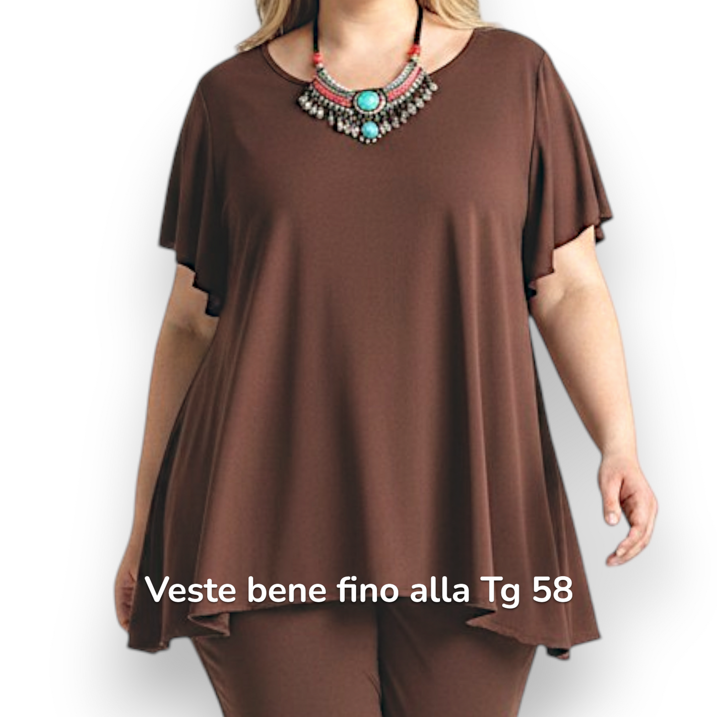 Maxi Maglia in Crepe  Patty