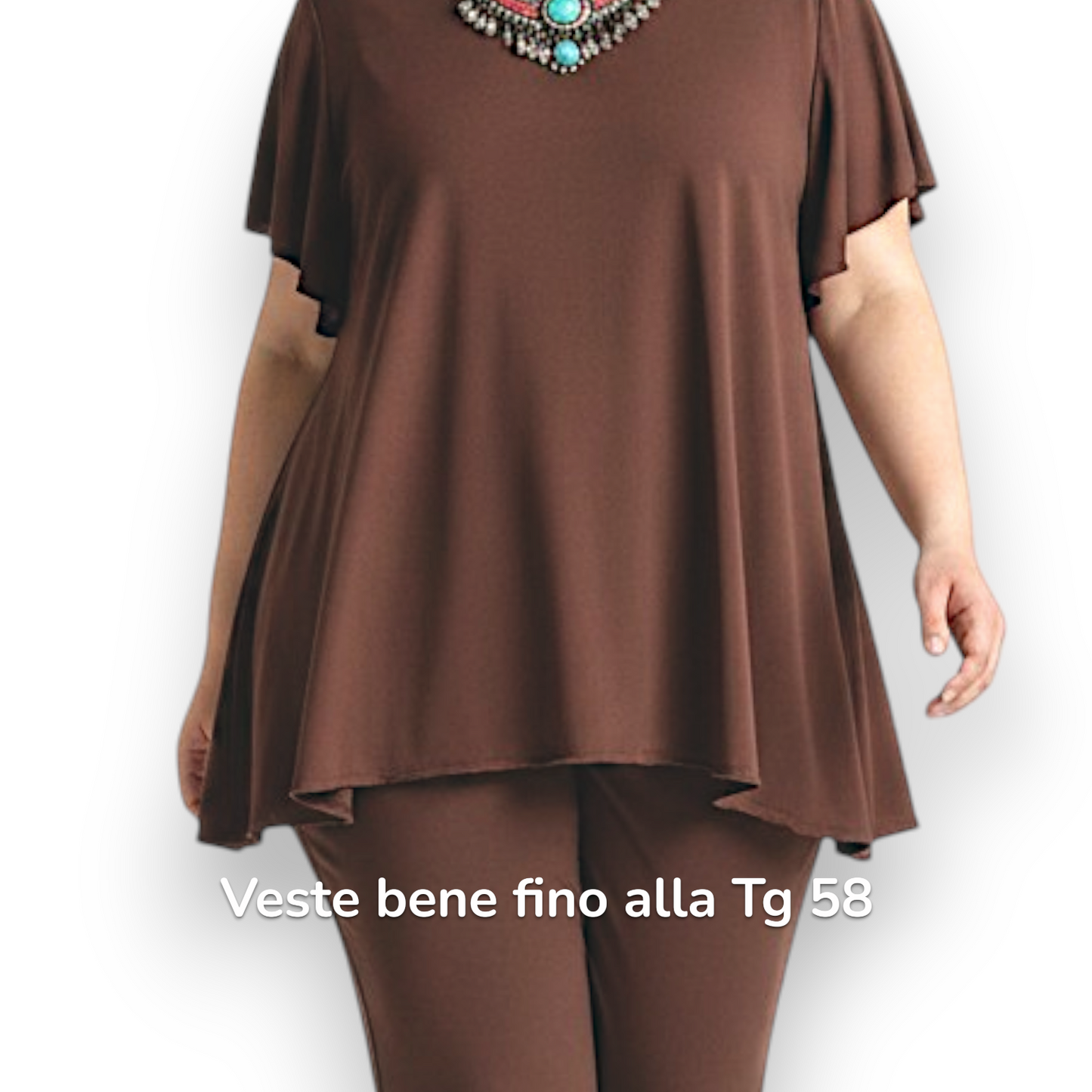 Maxi Maglia in Crepe  Patty