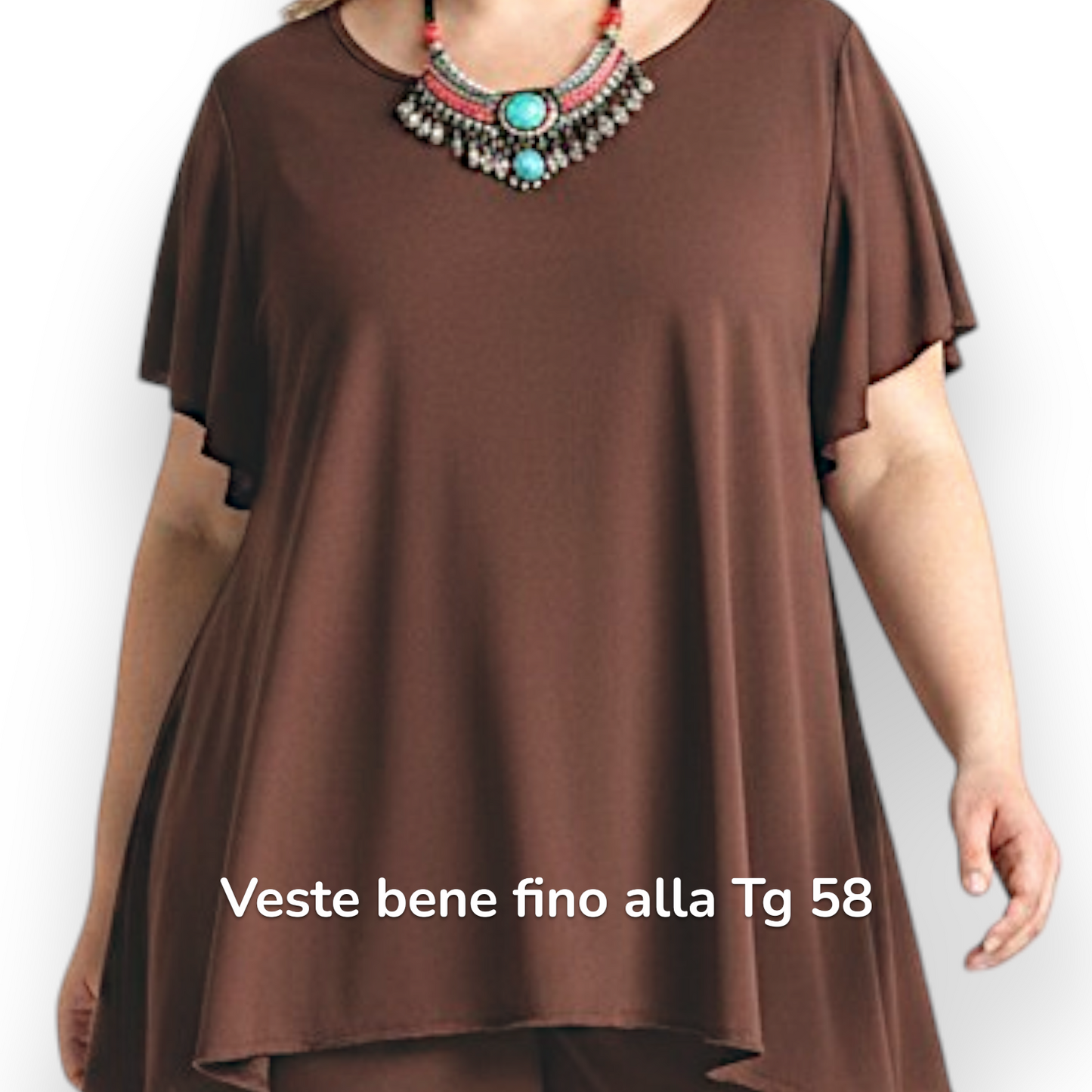 Maxi Maglia in Crepe  Patty