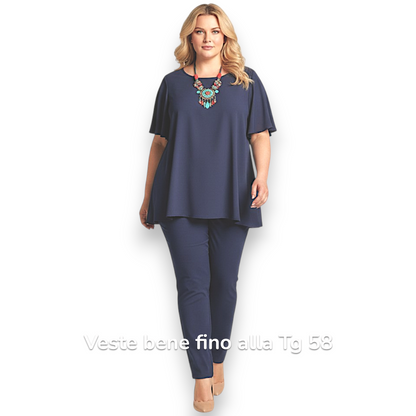 Maxi Maglia in Crepe  Polly