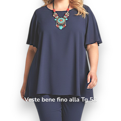 Maxi Maglia in Crepe  Polly