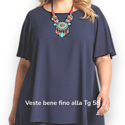 Maxi Maglia in Crepe  Polly