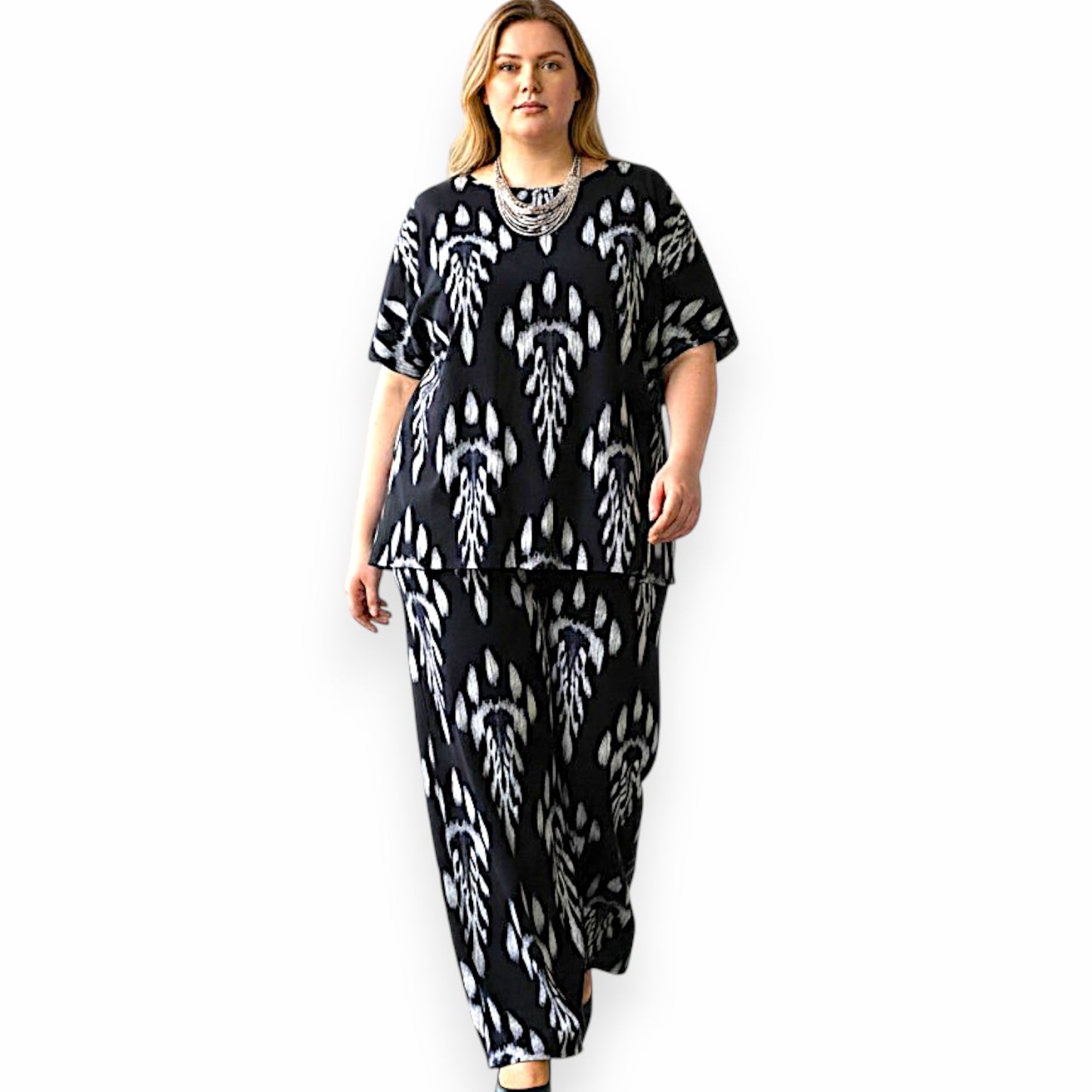 Completo  Taglie Forti Made in Italy Elvira