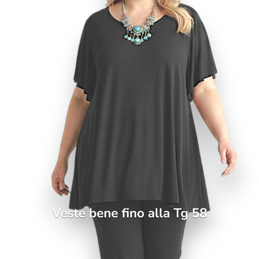 Maxi Maglia in Crepe  Pretty
