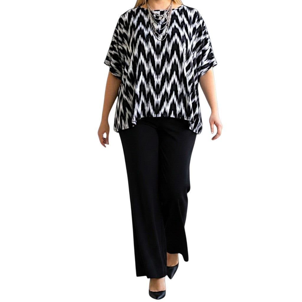 Maxi Maglia  Taglie Forti Elasticizzata Chiara
