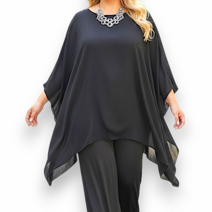 Completo Taglie Forti in Georgette Dina