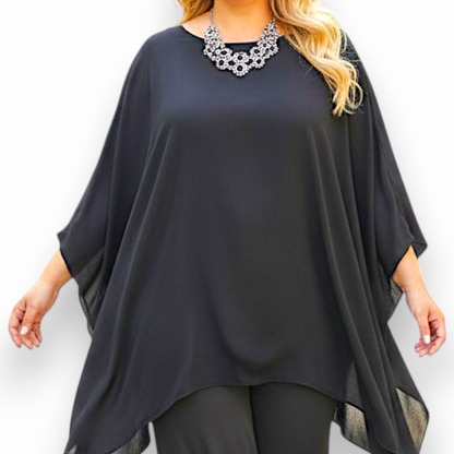 Maxi Maglia in Georgette Arlena