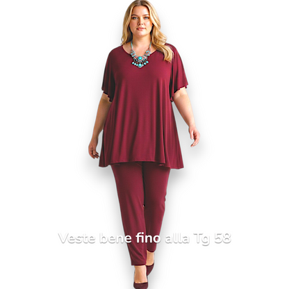 Maxi Maglia in Crepe  Penny
