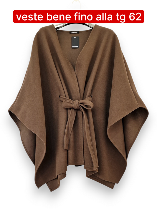 Maxi Mantella con Cinta Taglie Forti  Ava