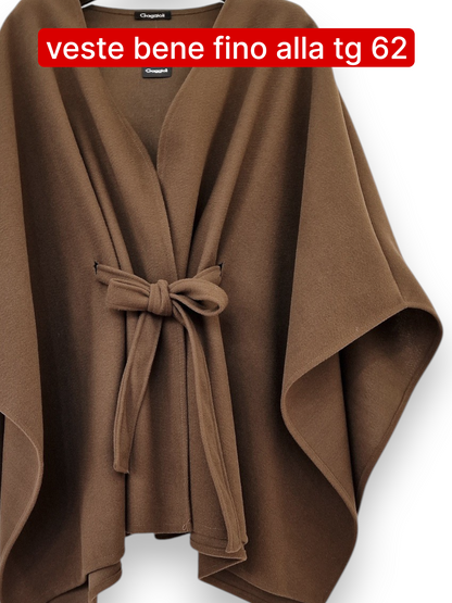 Maxi Mantella con Cinta Taglie Forti  Ava