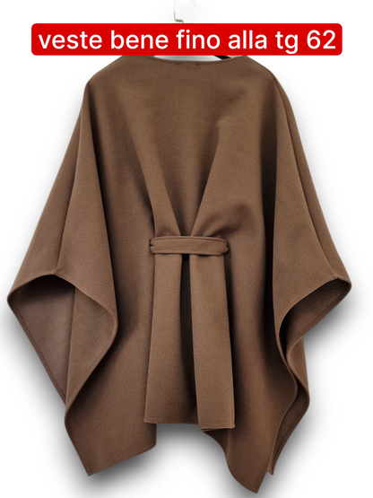 Maxi Mantella con Cinta Taglie Forti  Ava