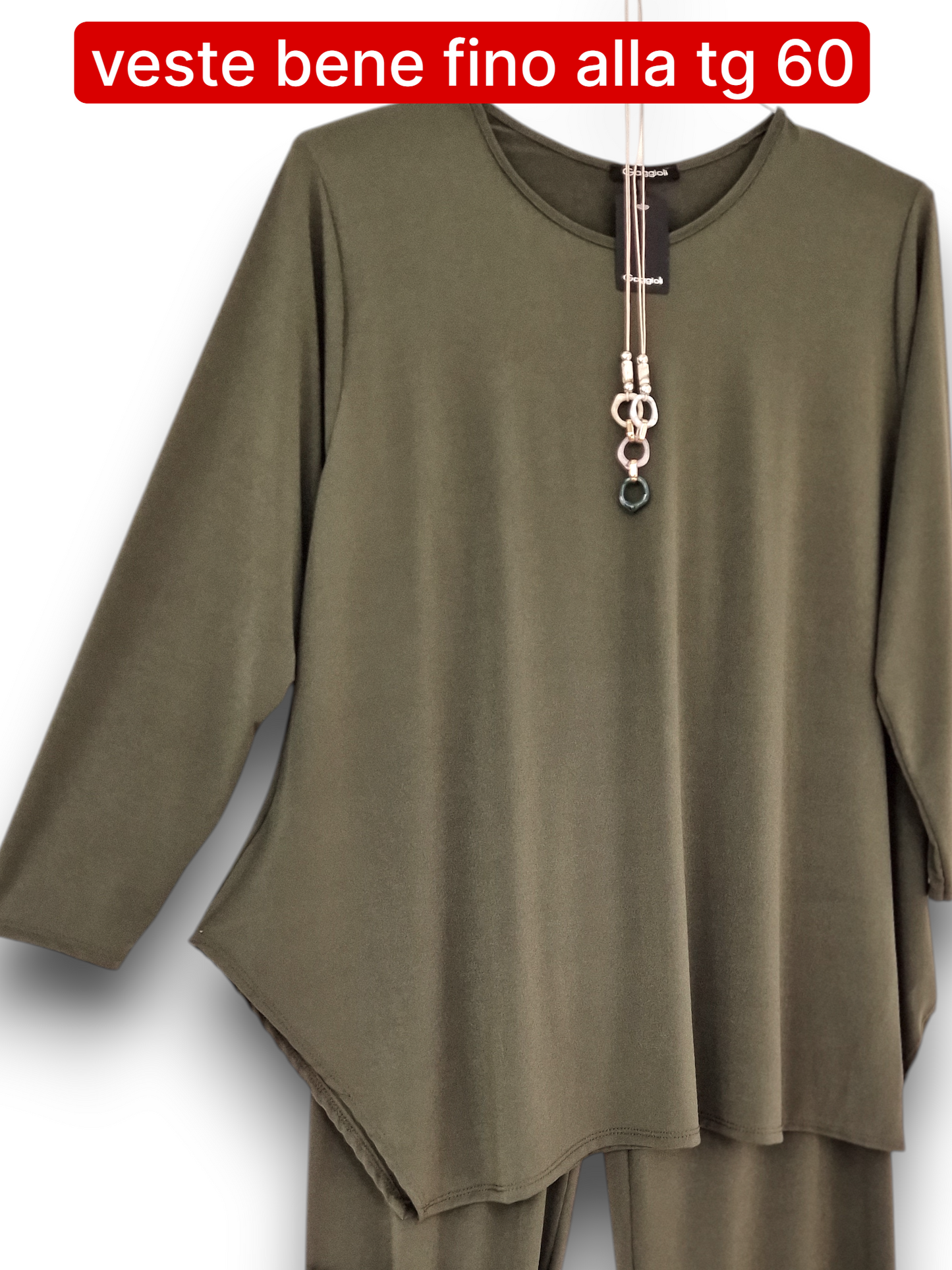 Maxi Maglia in Cepe Con Collana Mirna