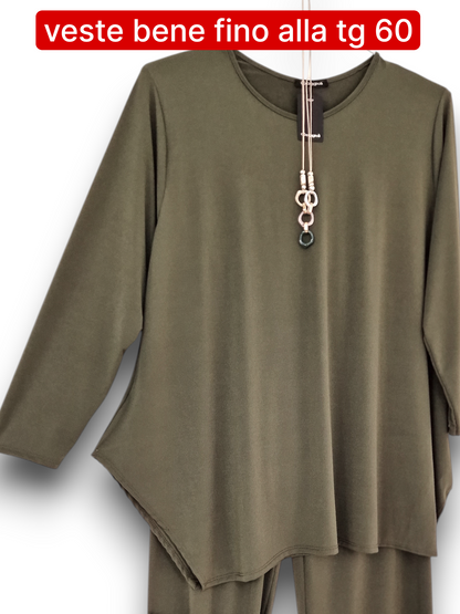 Maxi Maglia in Cepe Con Collana Mirna