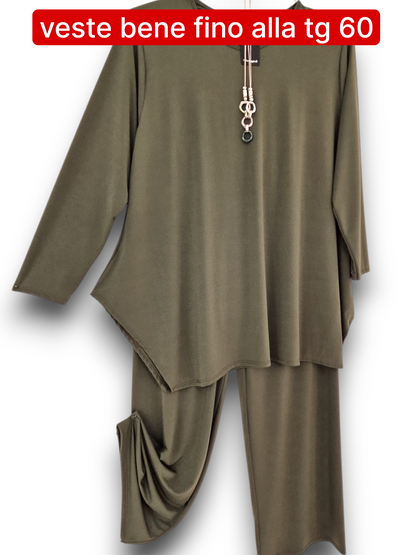 Maxi Maglia in Cepe Con Collana Mirna