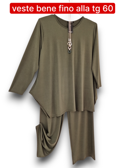 Maxi Maglia in Cepe Con Collana Mirna