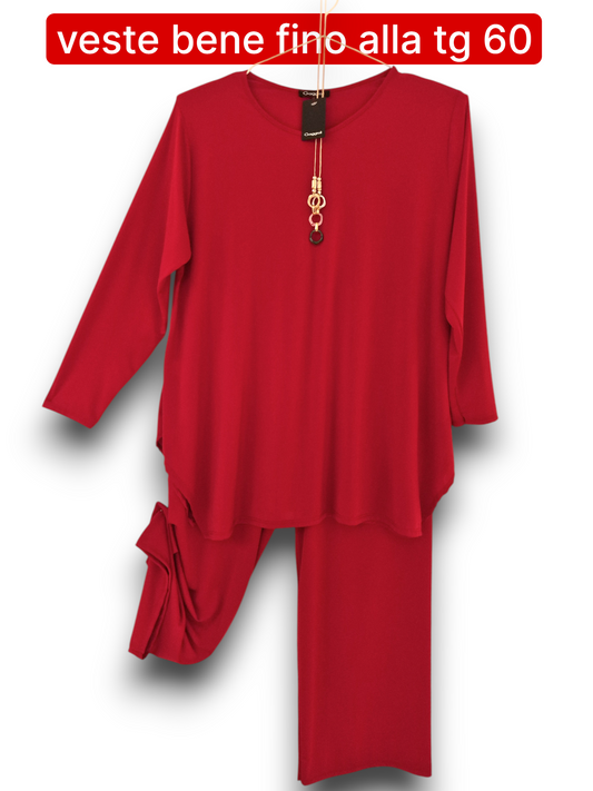 Maxi Maglia in Cepe Con Collana Milva