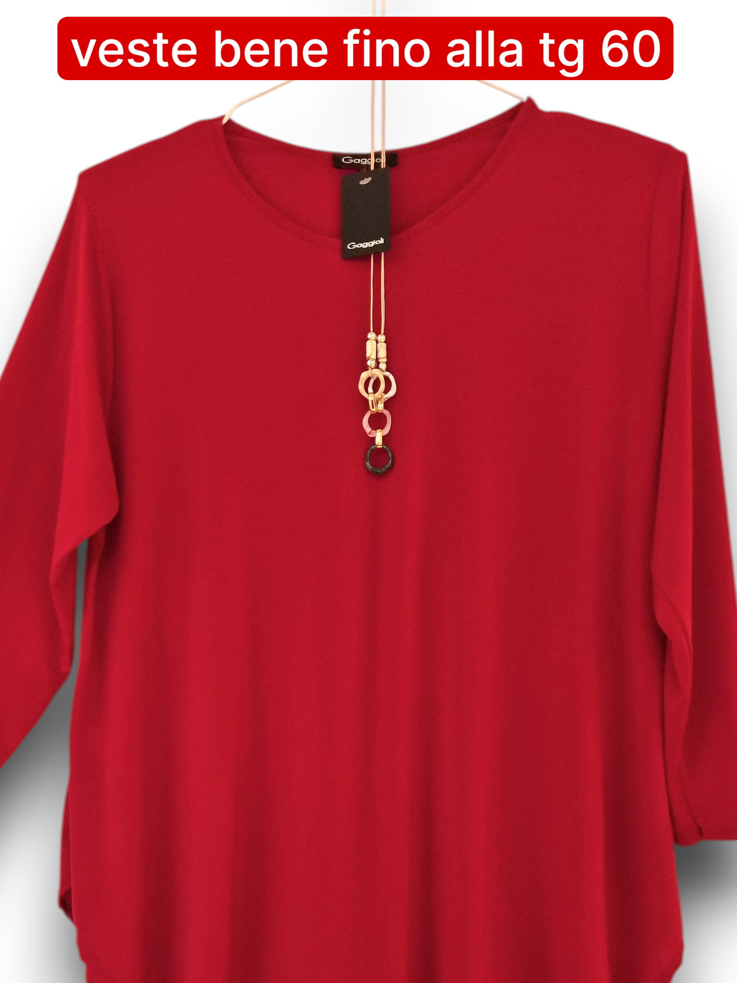 Maxi Maglia in Cepe Con Collana Milva