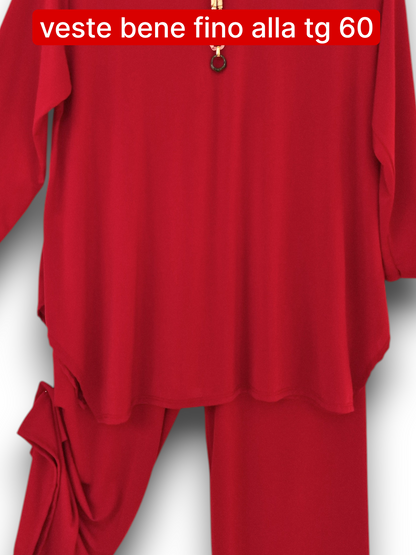 Maxi Maglia in Cepe Con Collana Milva