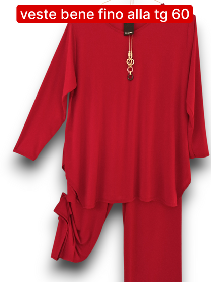 Maxi Maglia in Cepe Con Collana Milva