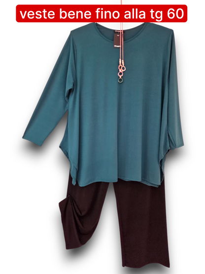 Maxi Maglia in Cepe Con Collana Milena