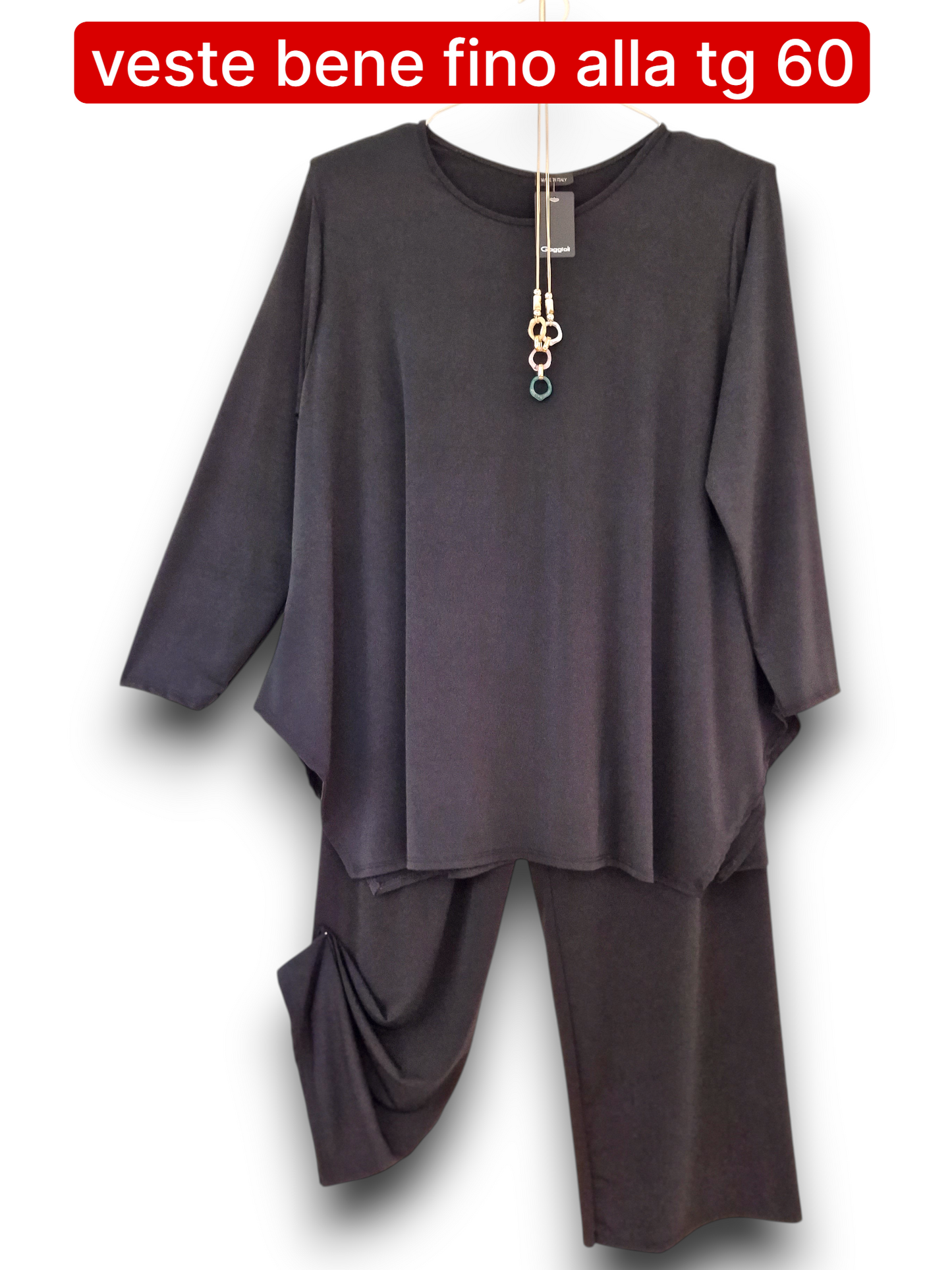 Maxi Maglia in Cepe Con Collana Mimmi