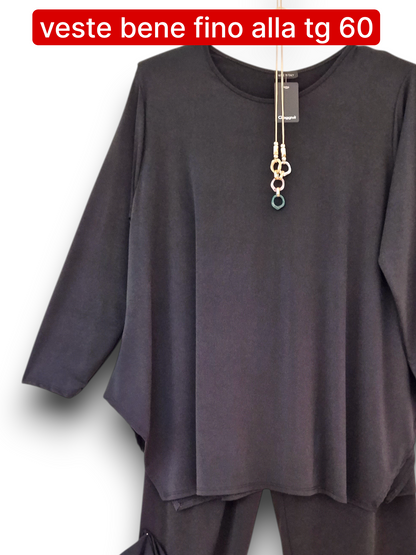 Maxi Maglia in Cepe Con Collana Mimmi
