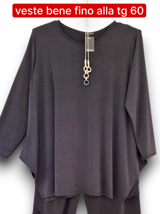 Maxi Maglia in Cepe Con Collana Mimmi