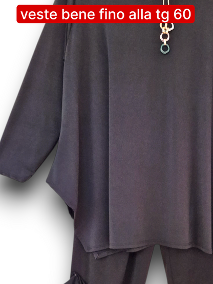 Maxi Maglia in Cepe Con Collana Mimmi