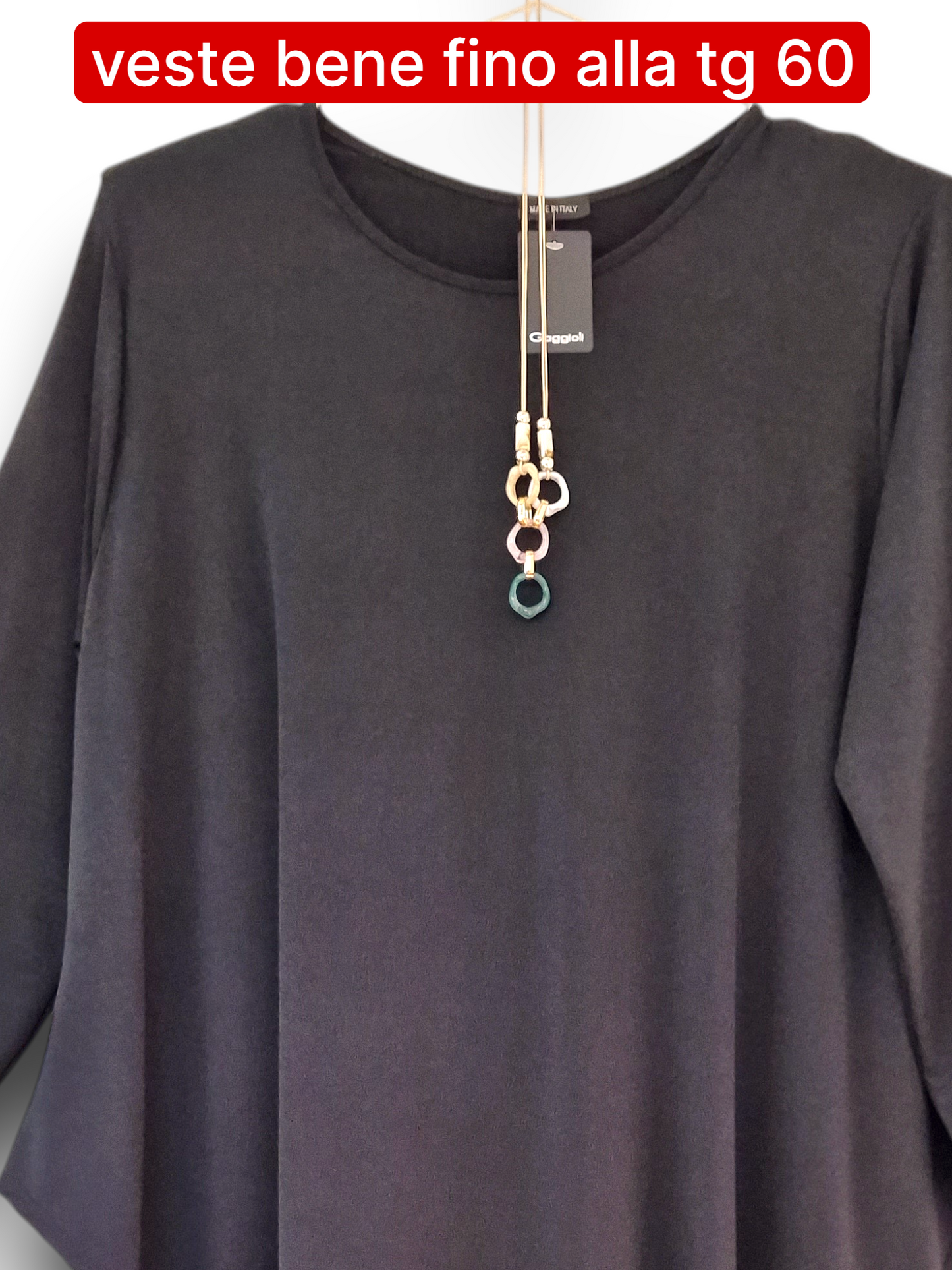 Maxi Maglia in Cepe Con Collana Mimmi
