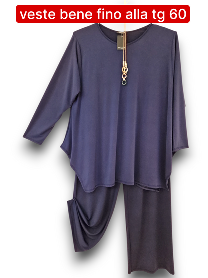Maxi Maglia in Cepe Con Collana Maura